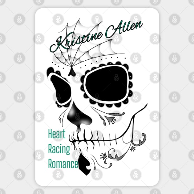 Kristine Allen Logo with green Magnet by Author Kristine Allen Merchandise